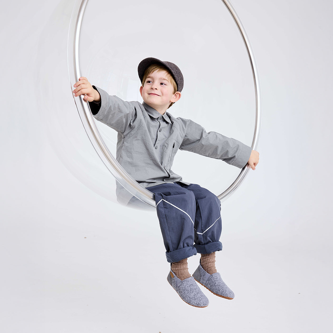 bisgaard sailor wool grey