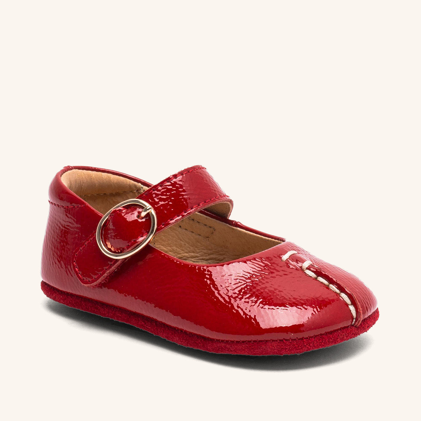 bisgaard annabelle red patent