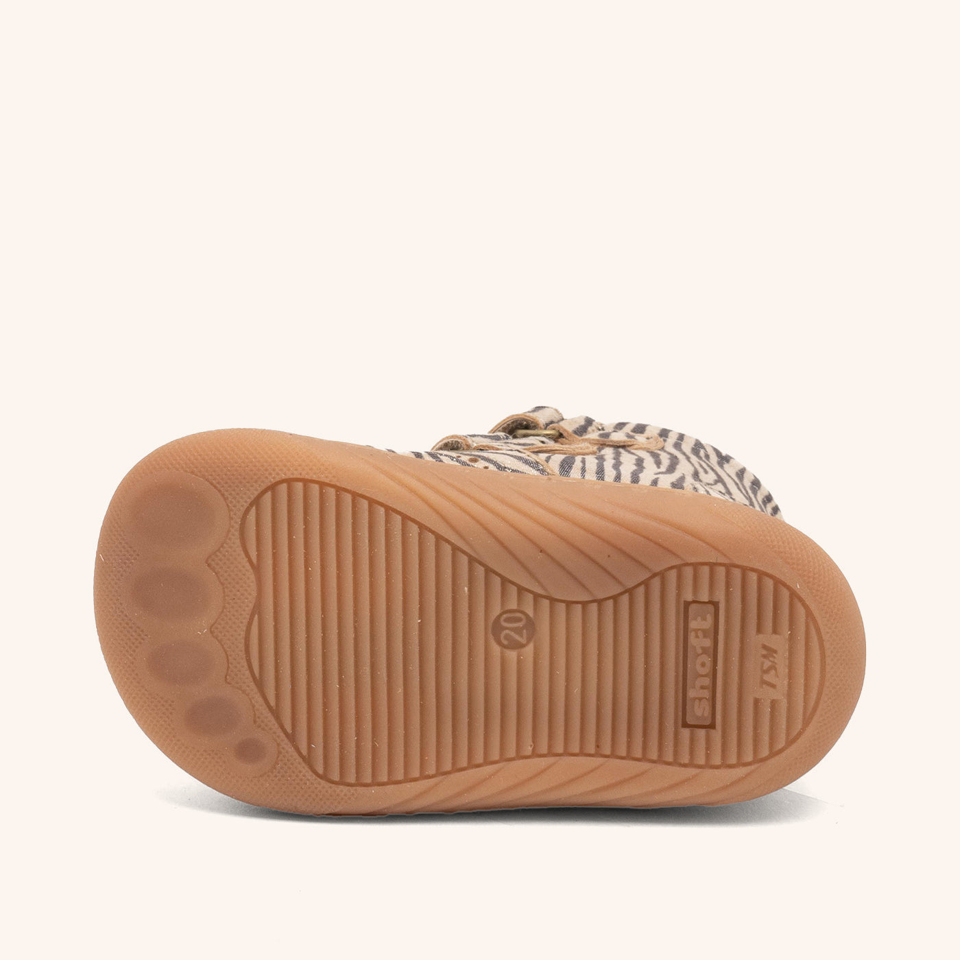 bisgaard barefoot philine lamb zebra glitter