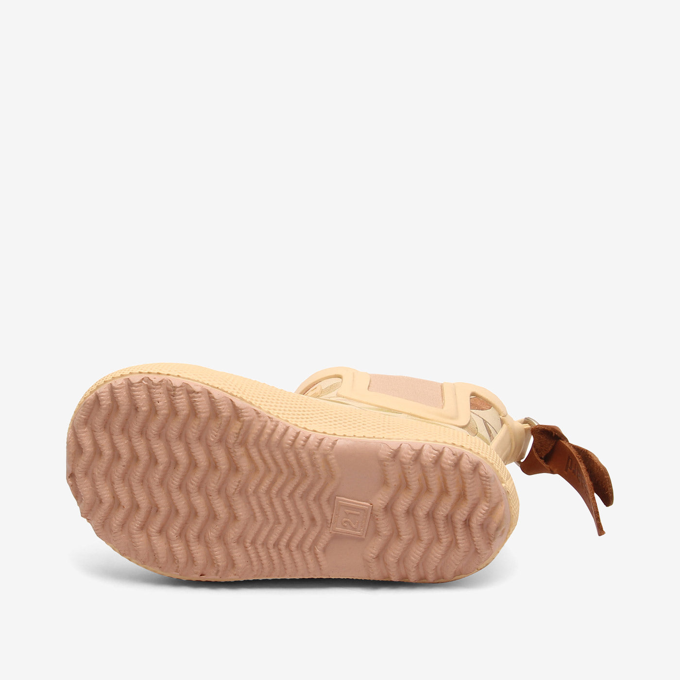 bisgaard baby rubber beige leaves