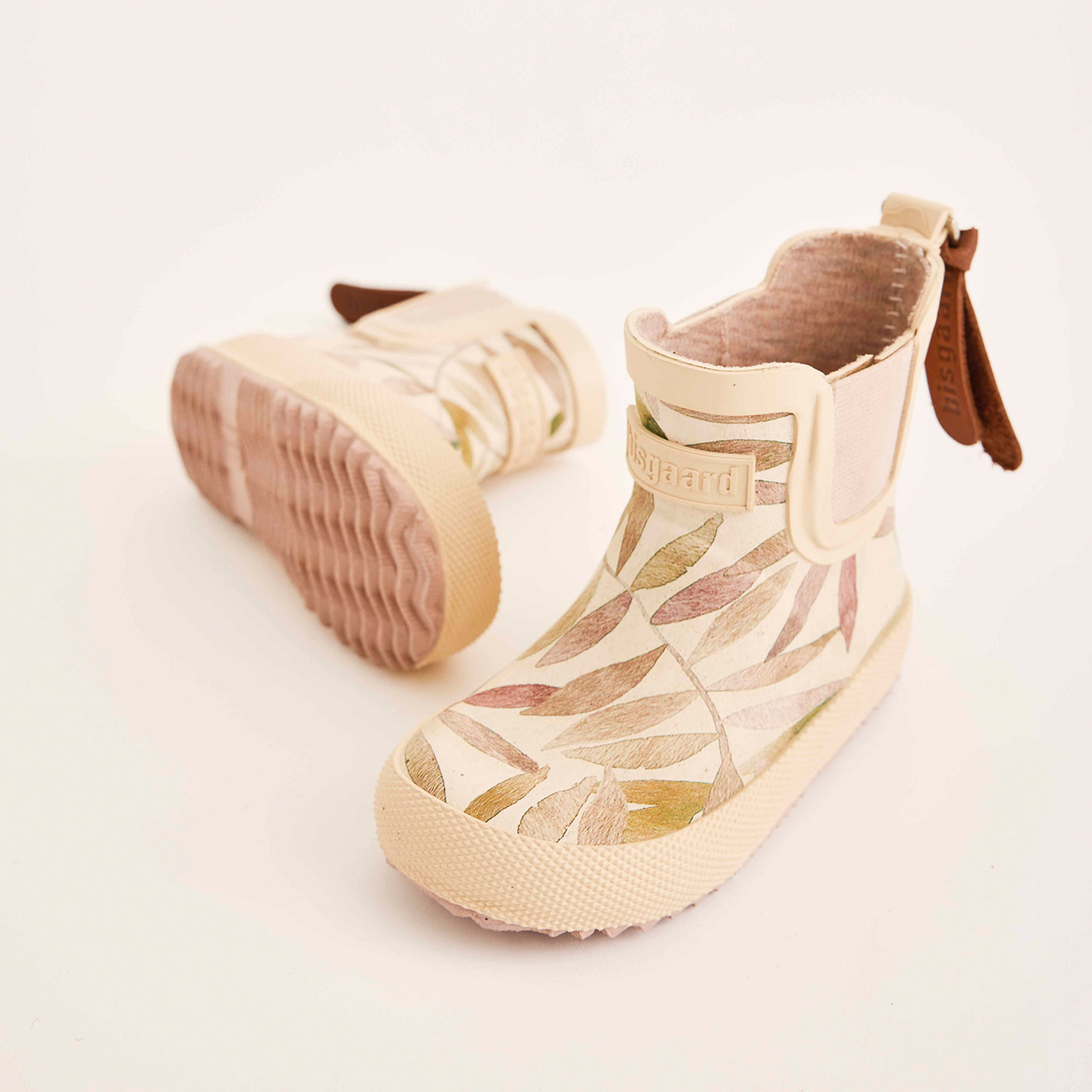 bisgaard baby rubber beige leaves
