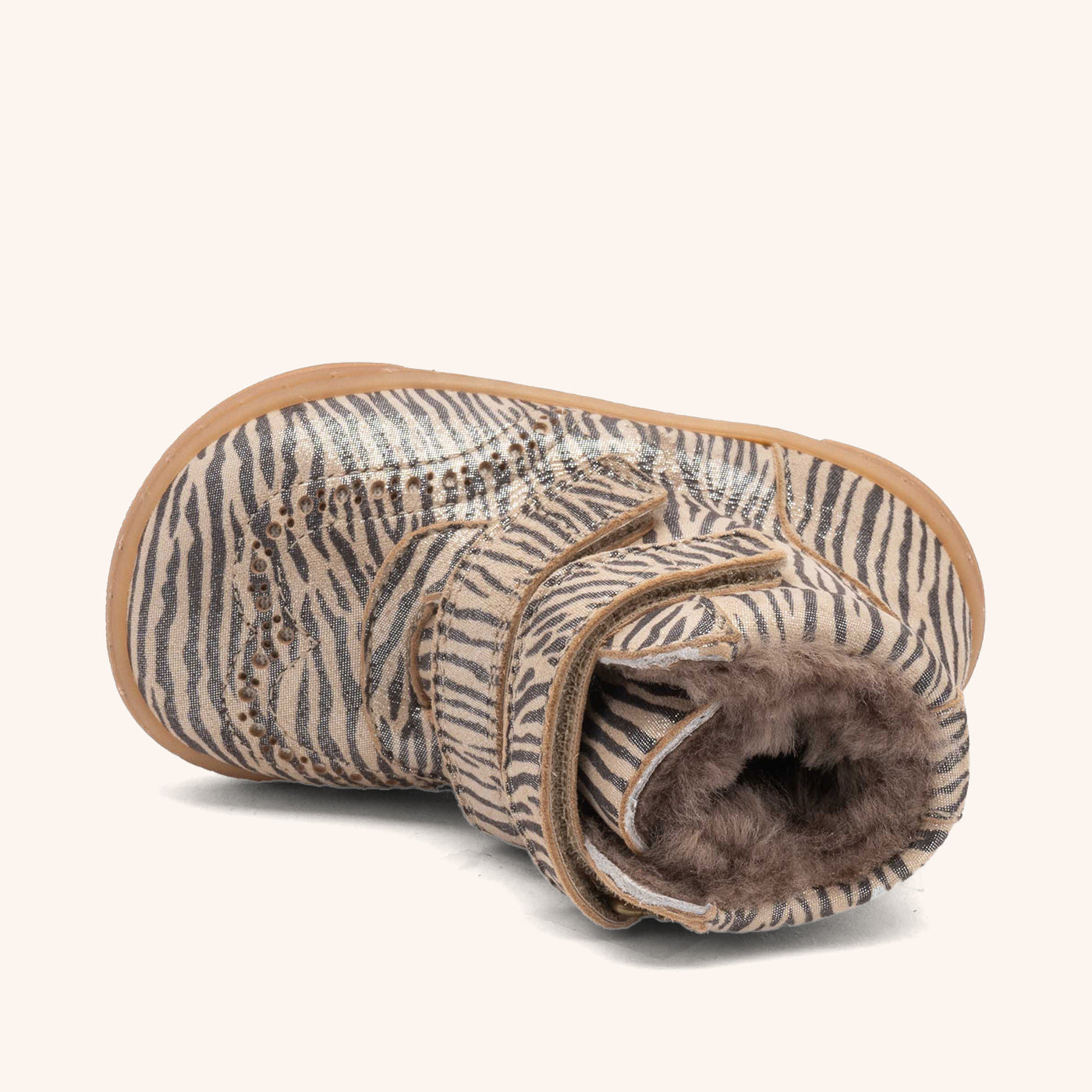 bisgaard barefoot philine lamb zebra glitter