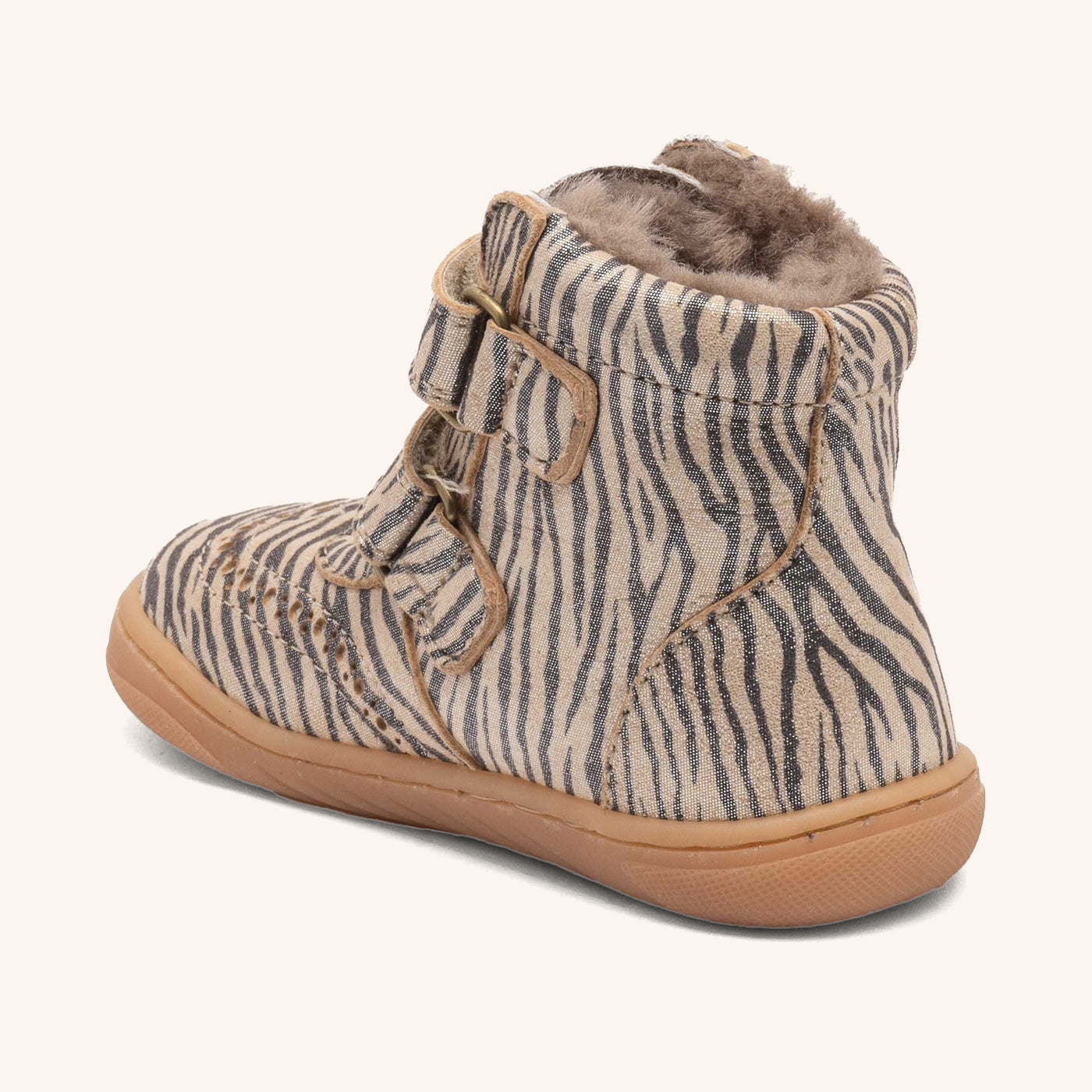 bisgaard barefoot philine lamb zebra glitter