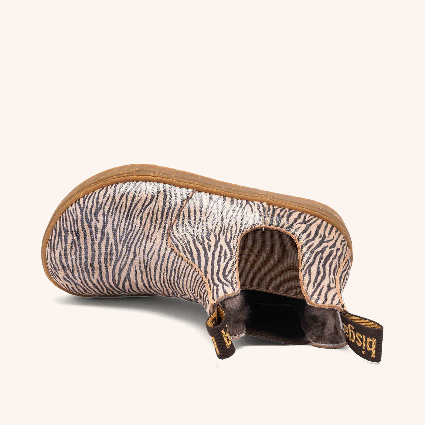 bisgaard barefoot ene lamb zebra glitter