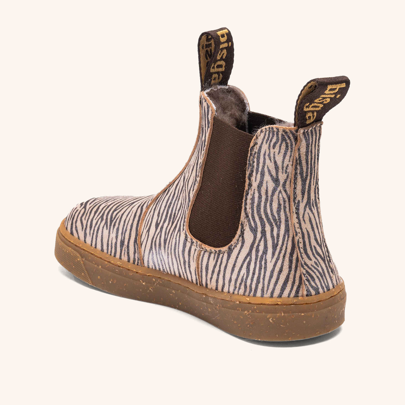 bisgaard barefoot ene lamb zebra glitter