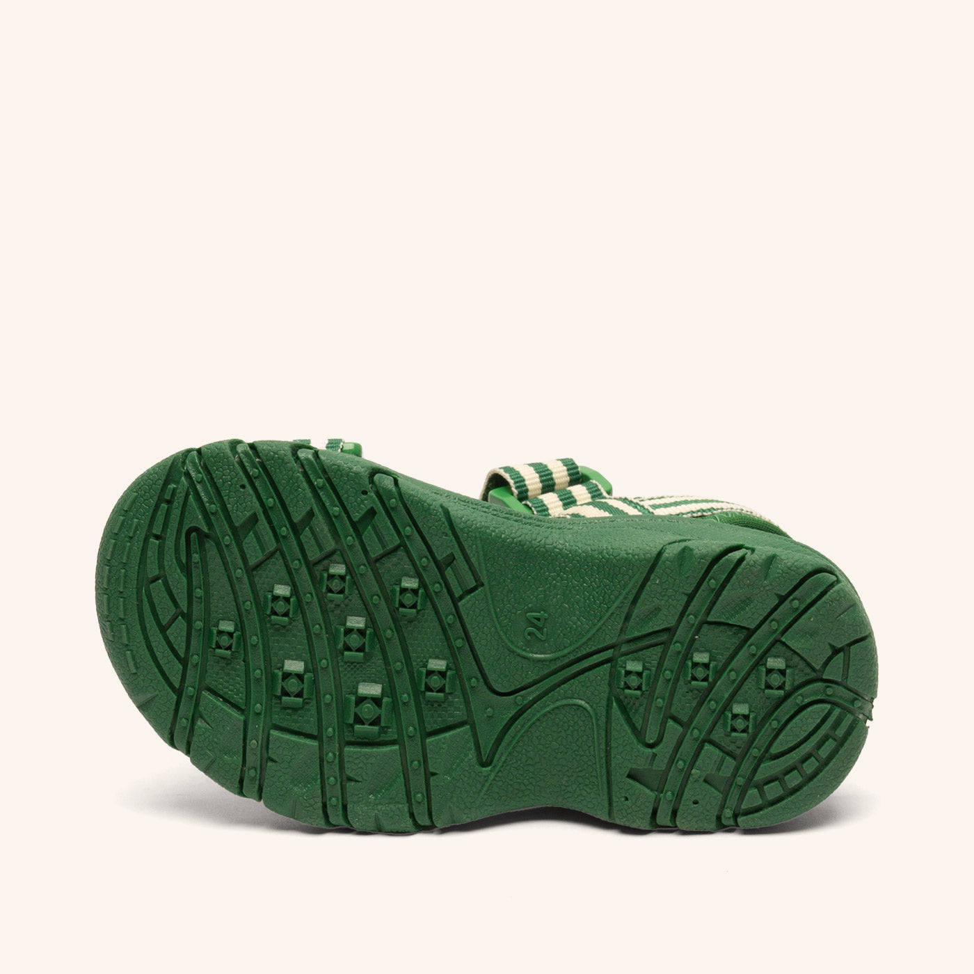 trine kjær x bisgaard addie emerald green stripes