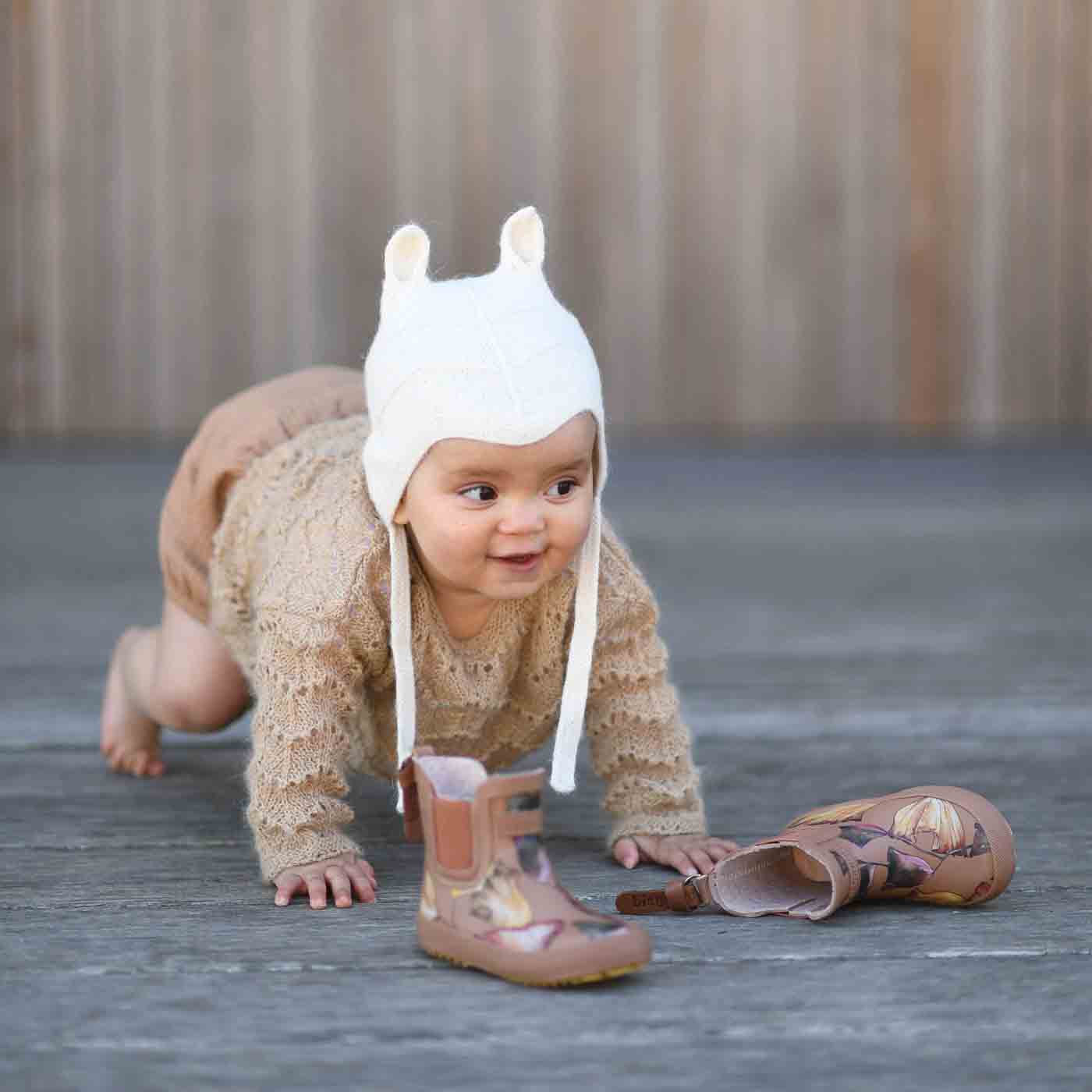 bisgaard baby rubber camel flowers